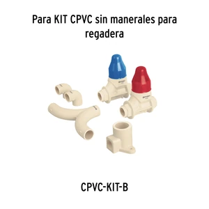 Foset Bolsa con 2 cartuchos cerámicos p/llaves de empotrar de CPVC
