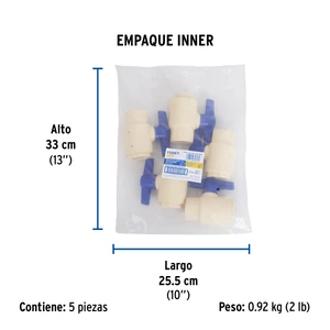 Válvula de esfera desmontable de CPVC 1