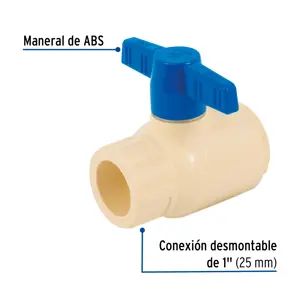 Válvula de esfera desmontable de CPVC 1