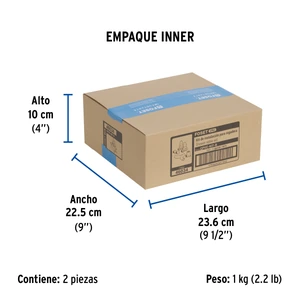 Foset KIT conexiones CPVC para instalación regadera, sin manerales