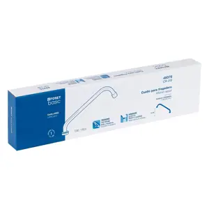 49376 / CR-318 Foset Cuello largo para mezcladora de fregadero, cromo, Basic