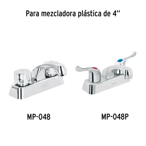 Foset Cuello nariz corta para mezcladora de lavabo, cromo, Basic