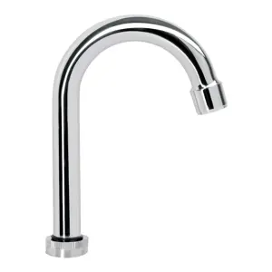 Foset Cuello tipo bar para mezcladora de lavabo, cromo, Basic