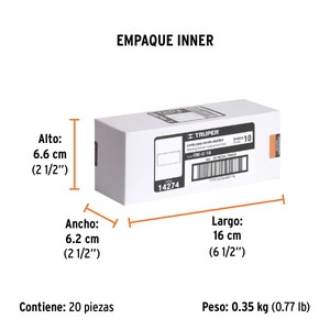 Lente sombra 10 para caretas abatibles TRUPER y PRETUL