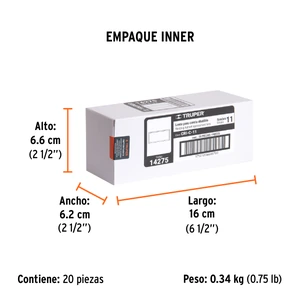 Lente sombra 11 para caretas abatibles TRUPER y PRETUL
