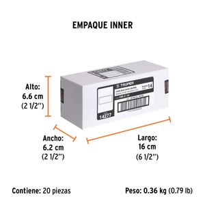 Lente sombra 14 para caretas abatibles TRUPER y PRETUL