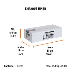 Cinta métrica larga 30 m, metálica, tipo cruceta, TRUPER