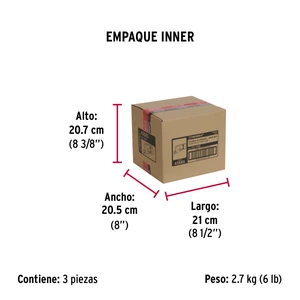 Hermex Cerradura sobreponer der instala-fácil, tradicional, blíster