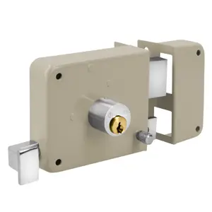 43585 / CS-75DB Hermex Cerradura sobreponer der instala-fácil, tradicional, blíster