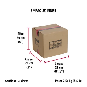 Hermex Cerradura sobreponer izq instala-fácil, tradicional, blíster