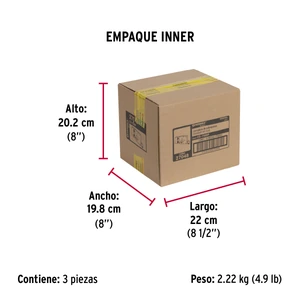 Hermex Cerradura sobreponer izq instala-fácil, blíster, Basic