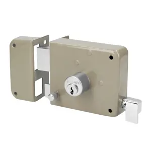 27048 / CS-75IBP Hermex Cerradura sobreponer izq instala-fácil, blíster, Basic