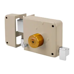 43531 / CS-80IB Hermex Cerradura sobreponer izquierda clásica, llave tetra, blíster