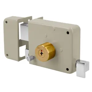 43577 / CS-85I Hermex Cerradura sobreponer izq instala-fácil, llave tetra, caja