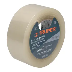 12557 / CTR-150 Cinta de empaque 48 mm x 150 m transparente, Truper