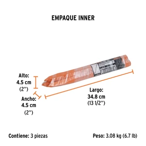 Cuña para concreto de 7/8