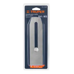 12033 / CU-C4/5 Cuchilla para cepillo de carpintero # 4 y # 5, Truper