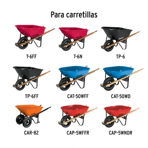 Cuña plástica para carretillas CAR-82, T6-N y T-6FF, Truper