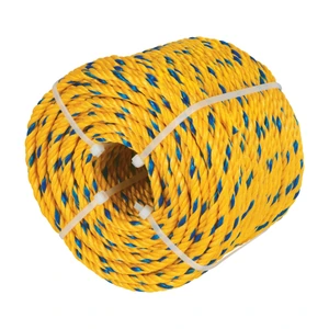 40183 / CUE-041K Fiero Kilo de cuerda amarilla de polipropileno 4 mm, rollo 1kg