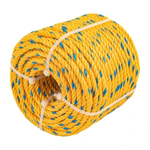 Fiero Metro de cuerda amarilla de polipropileno 4 mm, rollo 119m
