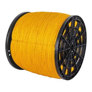 Fiero Metro de cuerda amarilla de polipropileno 4mm, carrete 2380m