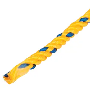 44486 / CUE-08 Fiero Kilo de cuerda amarilla de polipropileno 8mm, carrete 20kg