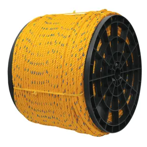 44486 / CUE-08 Fiero Kilo de cuerda amarilla de polipropileno 8mm, carrete 20kg