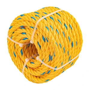 40096 / CUE-111M Fiero Metro de cuerda amarilla de polipropileno 11 mm, rollo 18m