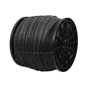 Fiero Kilo de cuerda negra de polipropileno 11 mm, carrete 20kg
