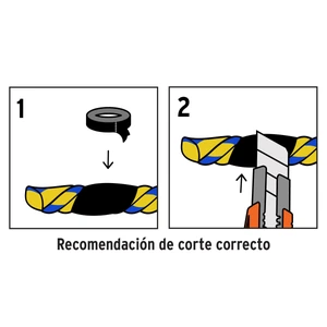 Fiero Kilo de cuerda amarilla de polipropileno 13 mm, rollo 1kg