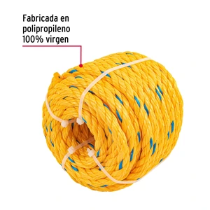 Fiero Metro de cuerda amarilla de polipropileno 13 mm, rollo 13m