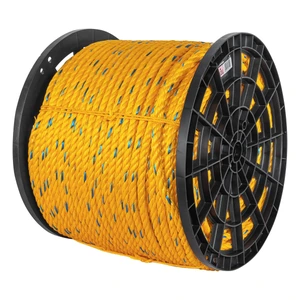 40180 / CUE-16M Fiero Metro de cuerda amarilla de polipropileno 16mm, carrete 264m