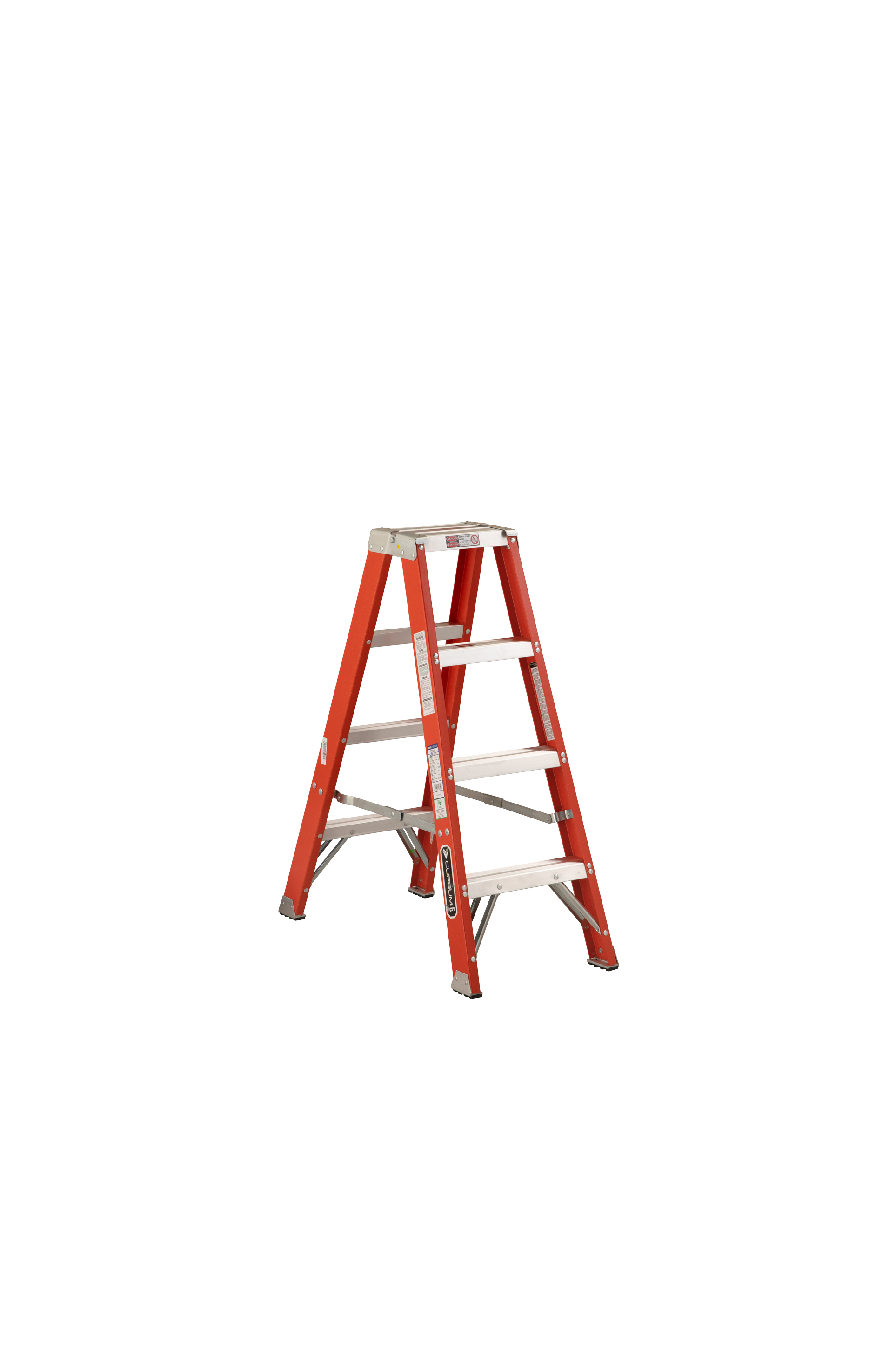 CUPRUM-530-04N / 530-04N Escalera de tijera doble de fibra de vidrio