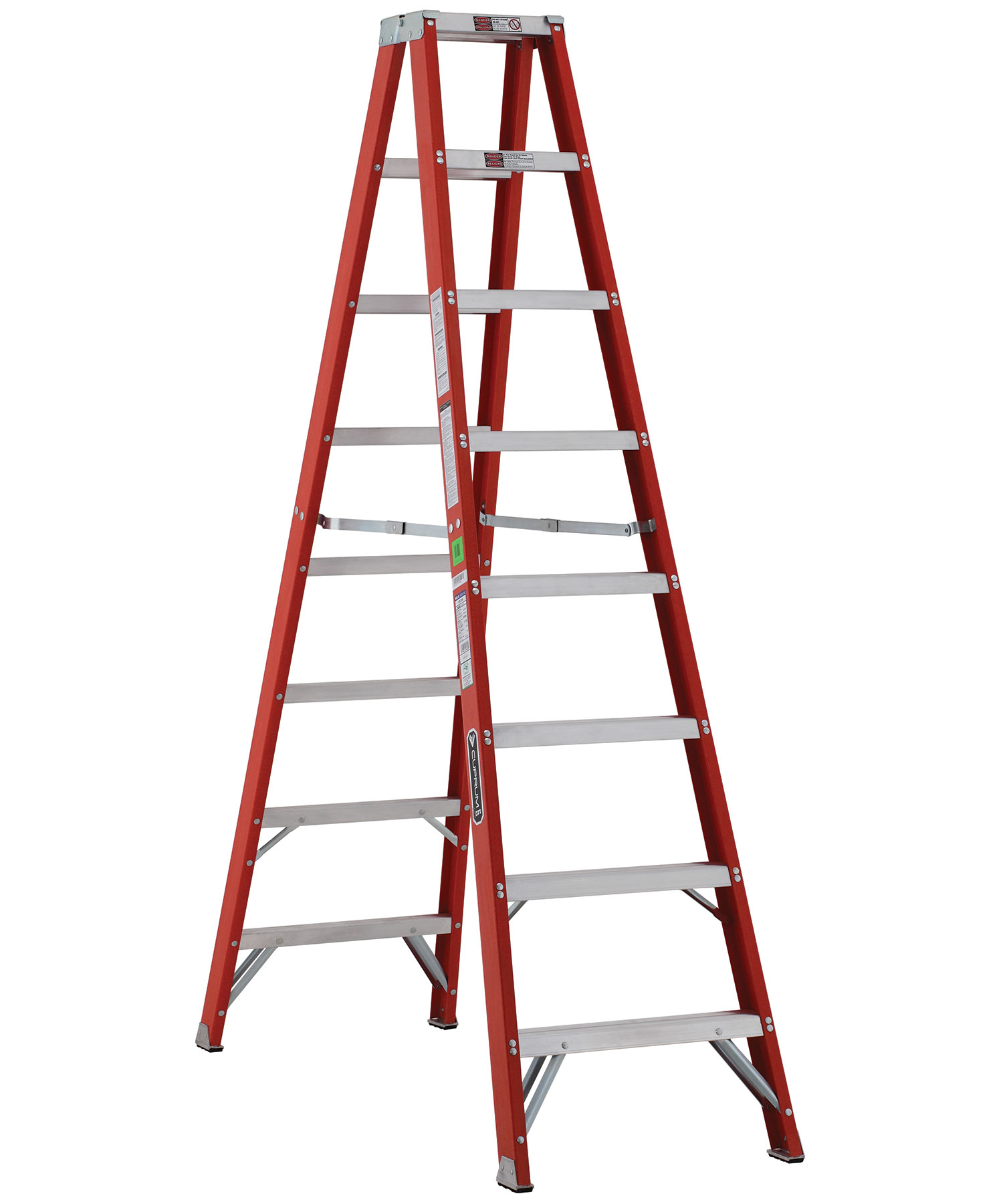 CUPRUM-530-08N / 530-08N Escalera de tijera doble de fibra de vidrio