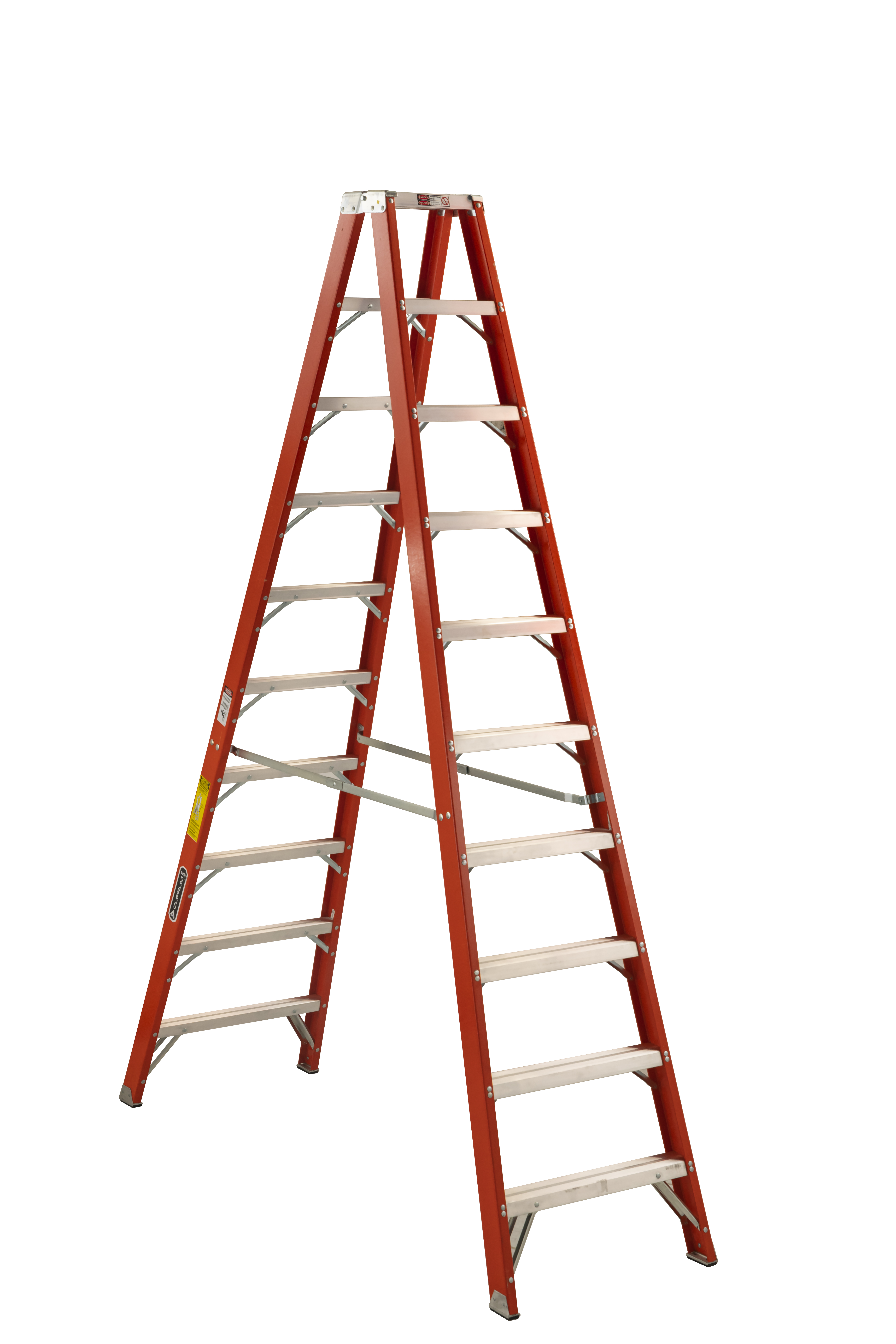 CUPRUM-530-10N / 530-10N Escalera de tijera doble de fibra de vidrio