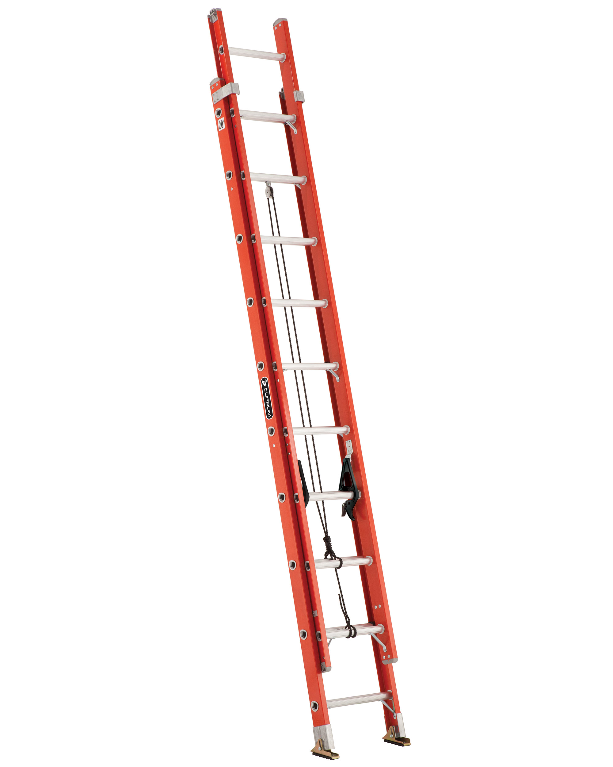 CUPRUM-534-20N / 534-20N Escalera de extensión de fibra de vidrio