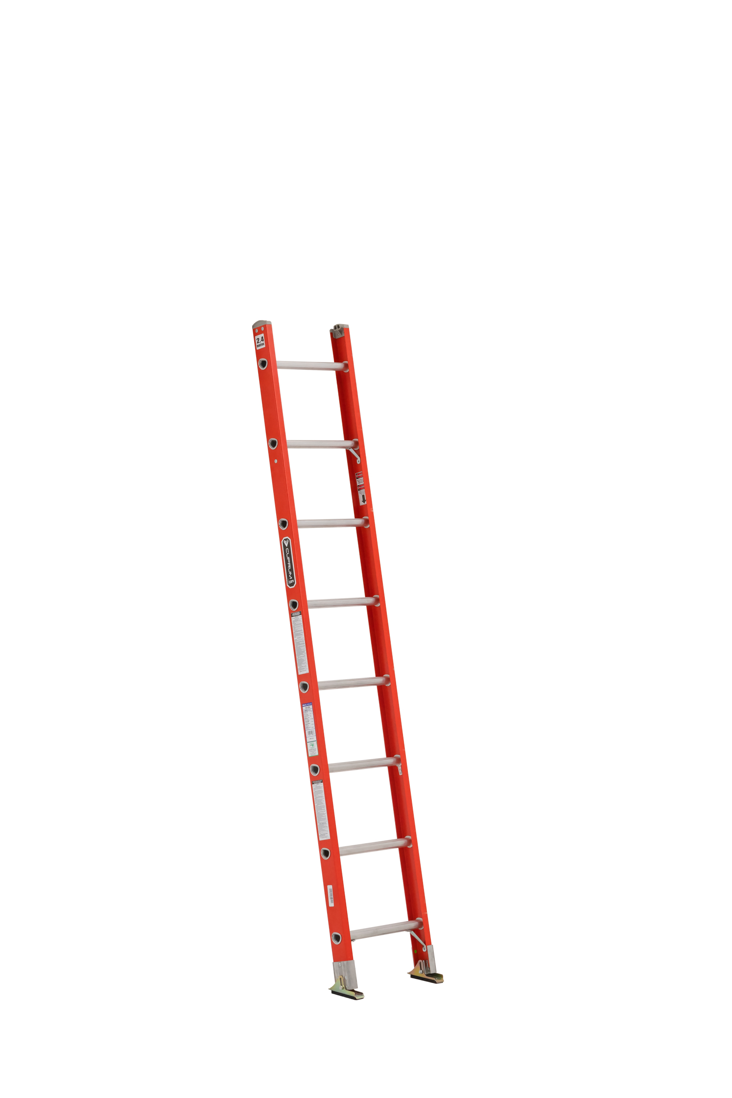 Escalera recta de fibra de