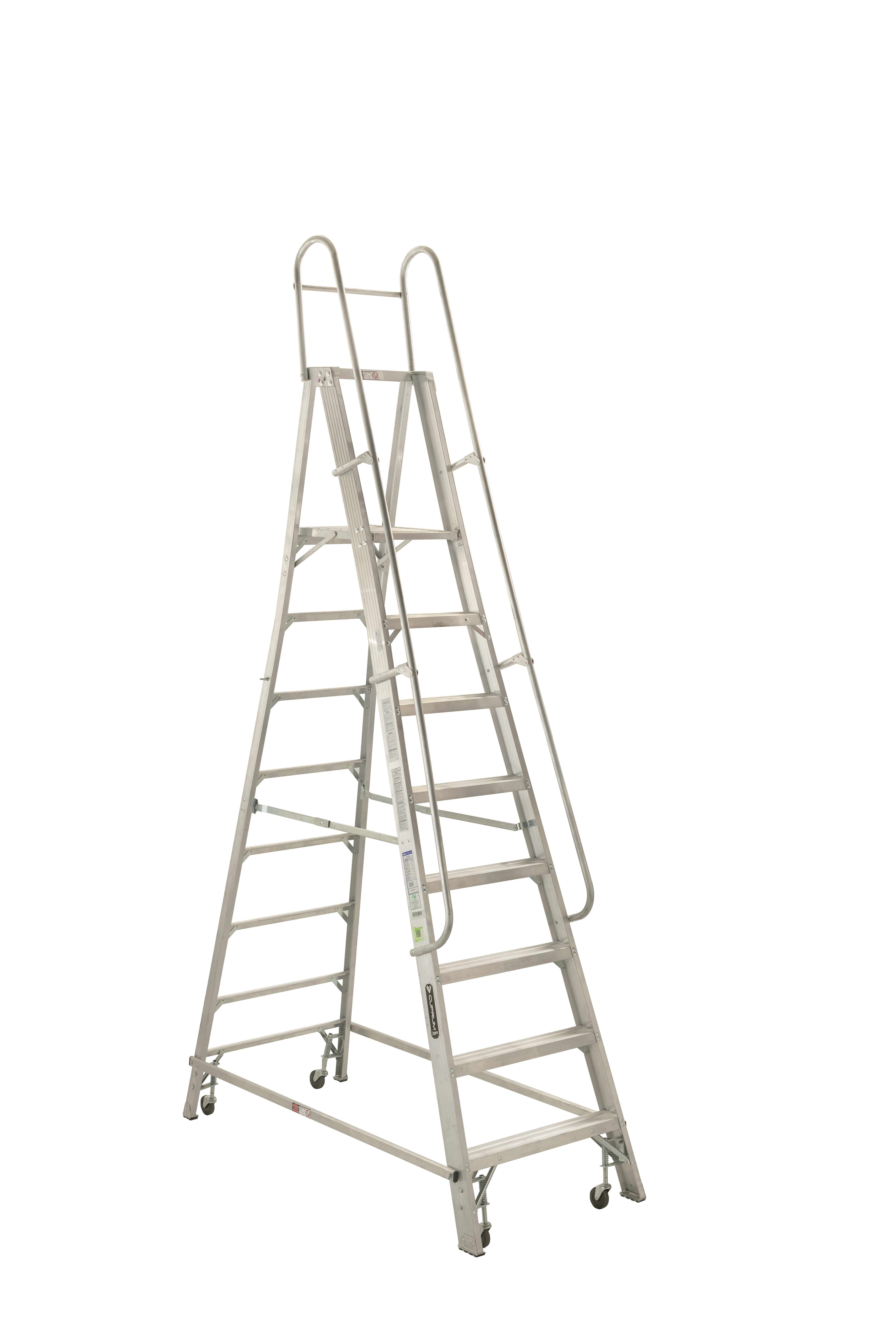 CUPRUM-570-08N / 570-08N Escalera de aluminio con plataforma