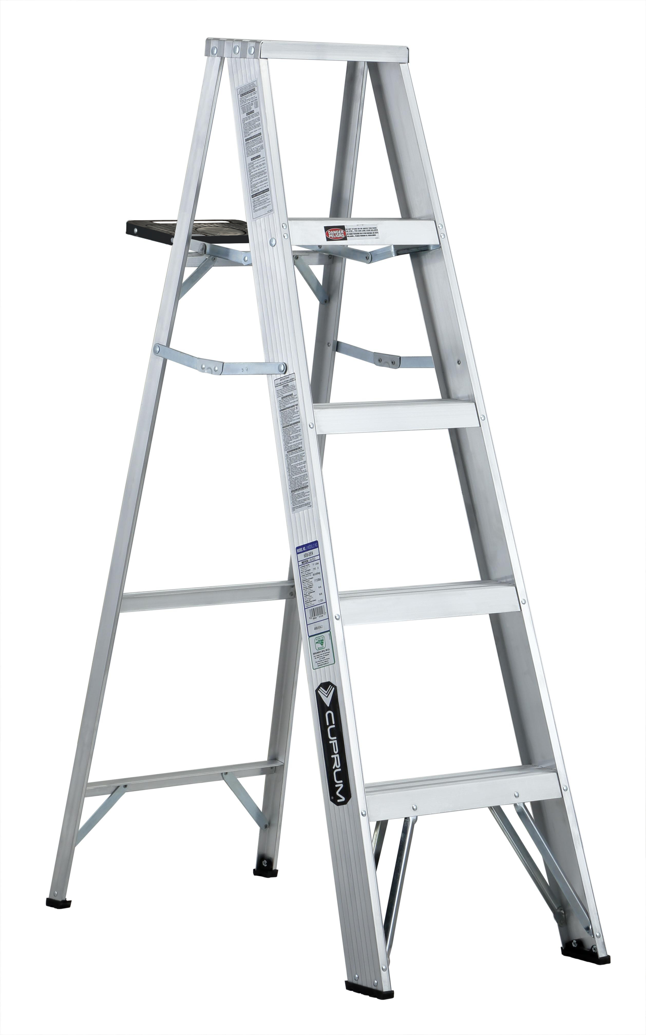 CUPRUM-608-05N / 608-05N Escalera de tijera de aluminio