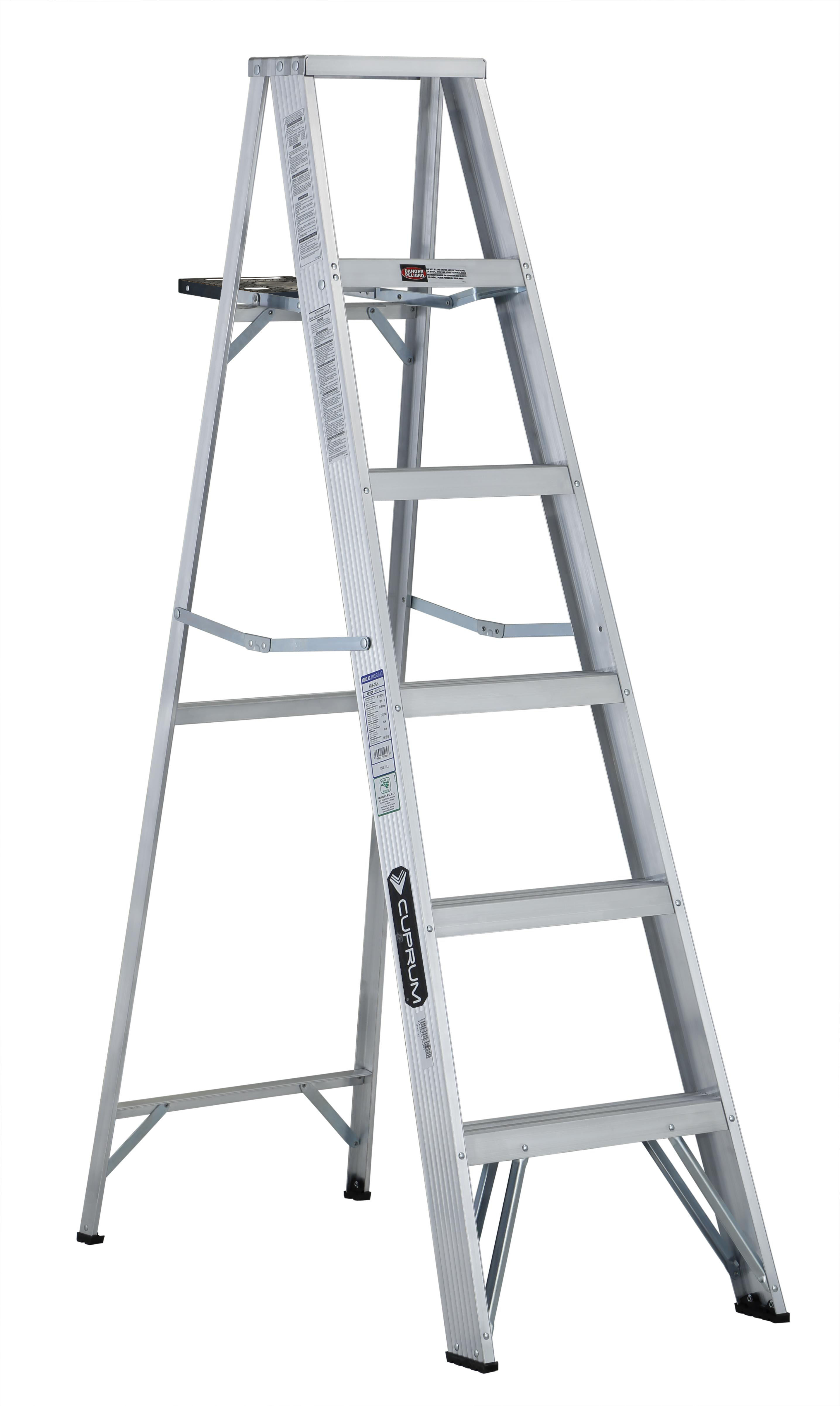 CUPRUM-608-06N / 608-06N Escalera de tijera de aluminio