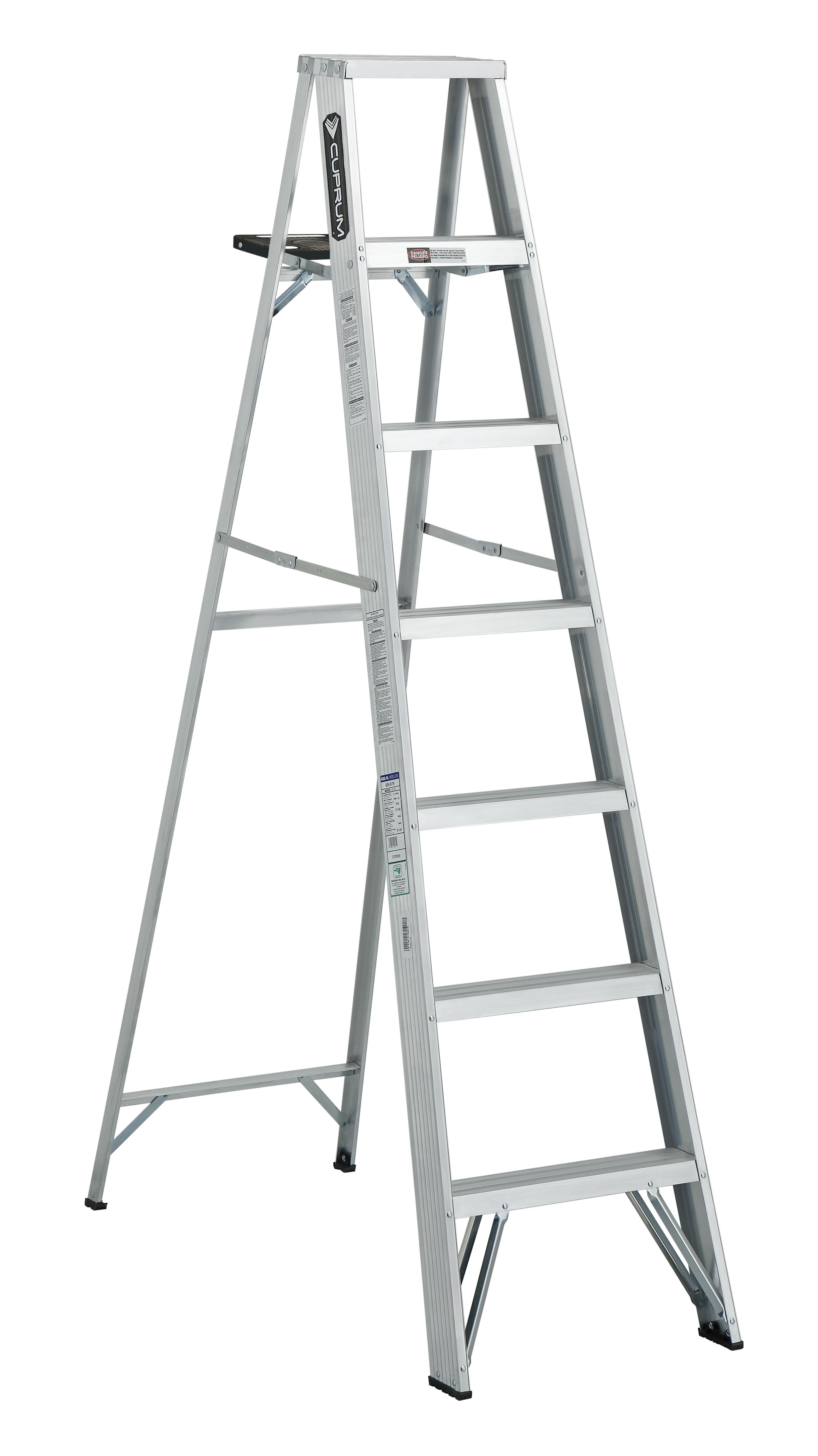 CUPRUM-608-07N / 608-07N Escalera de tijera de aluminio