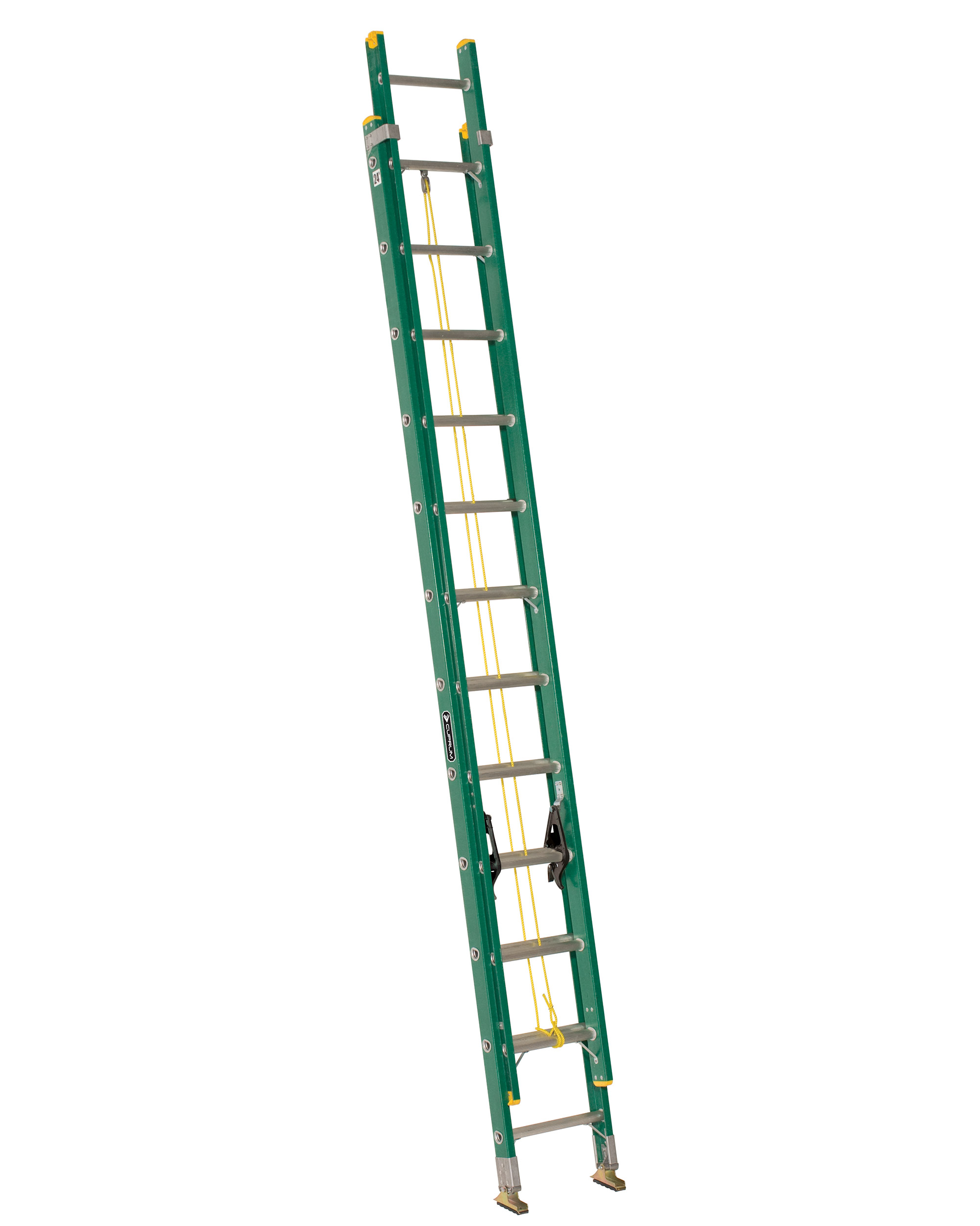CUPRUM-618-24N / 618-24N Escalera de extensión de fibra de vidrio
