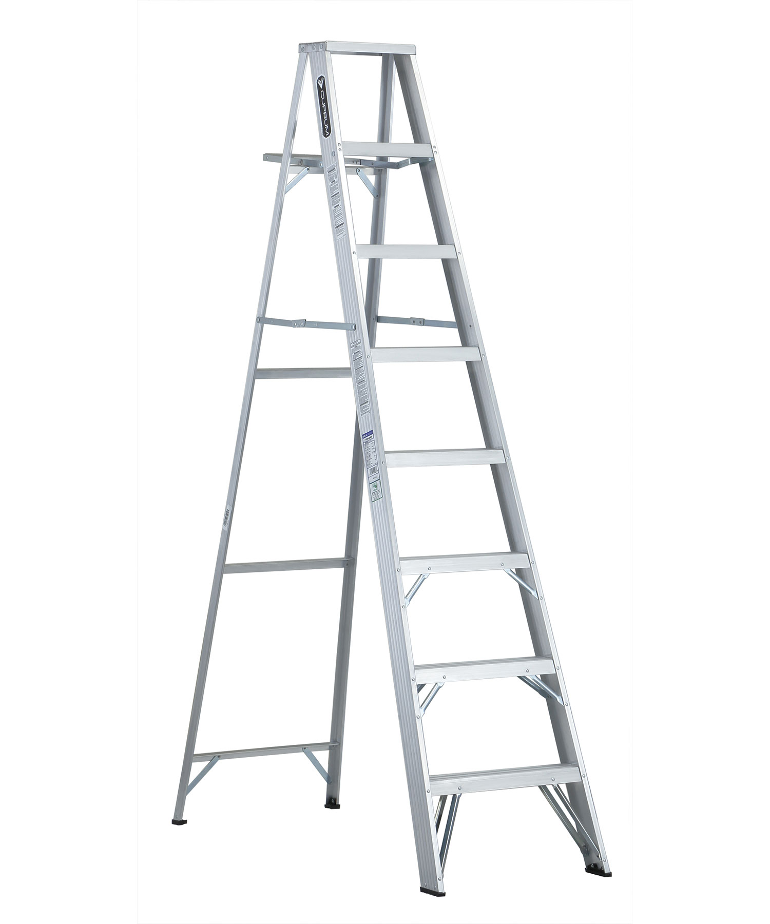 CUPRUM-628-08N / 628-08N Escalera de tijera de aluminio