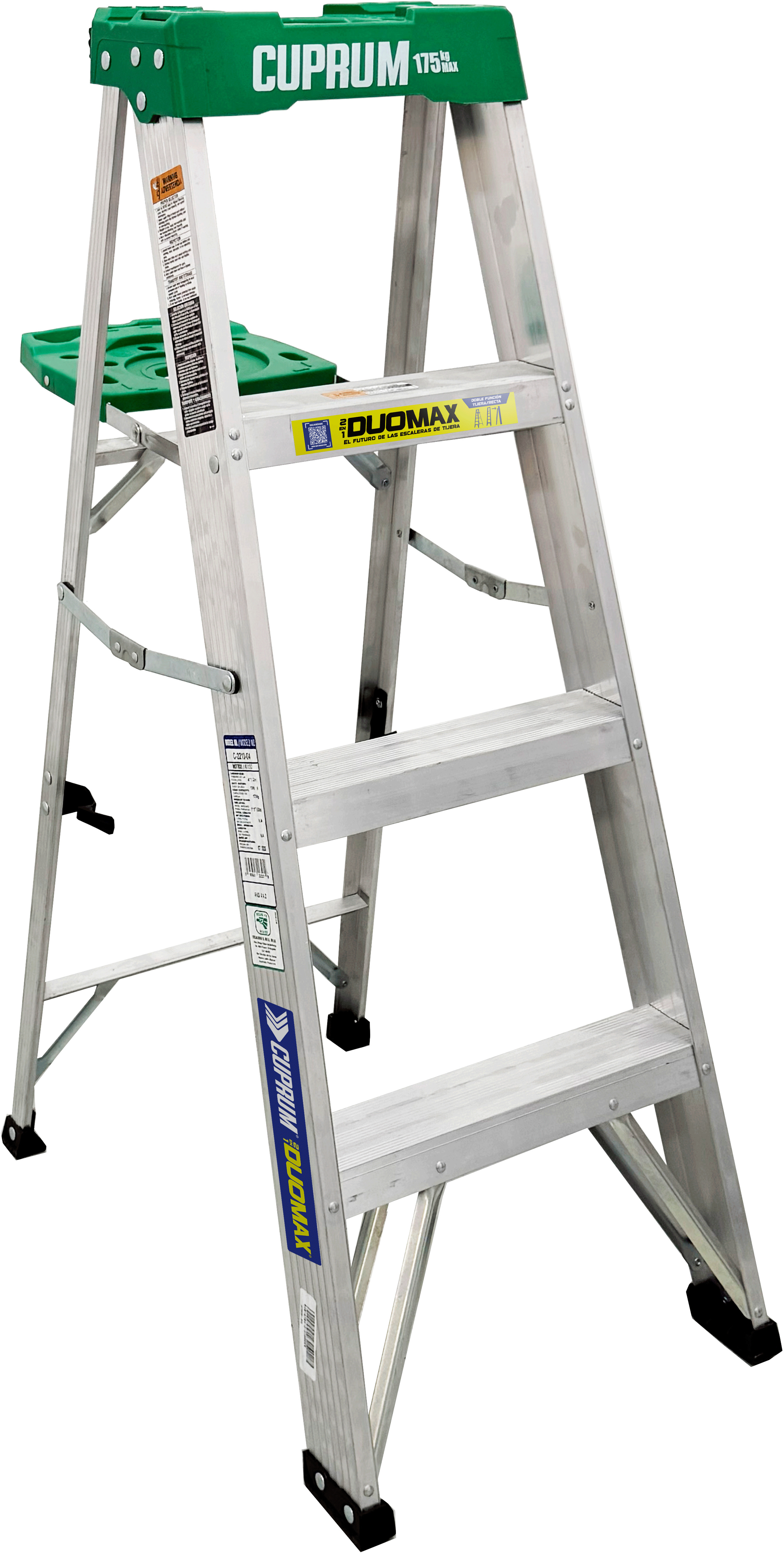 DuoMax Escalera de Tijera Aluminio