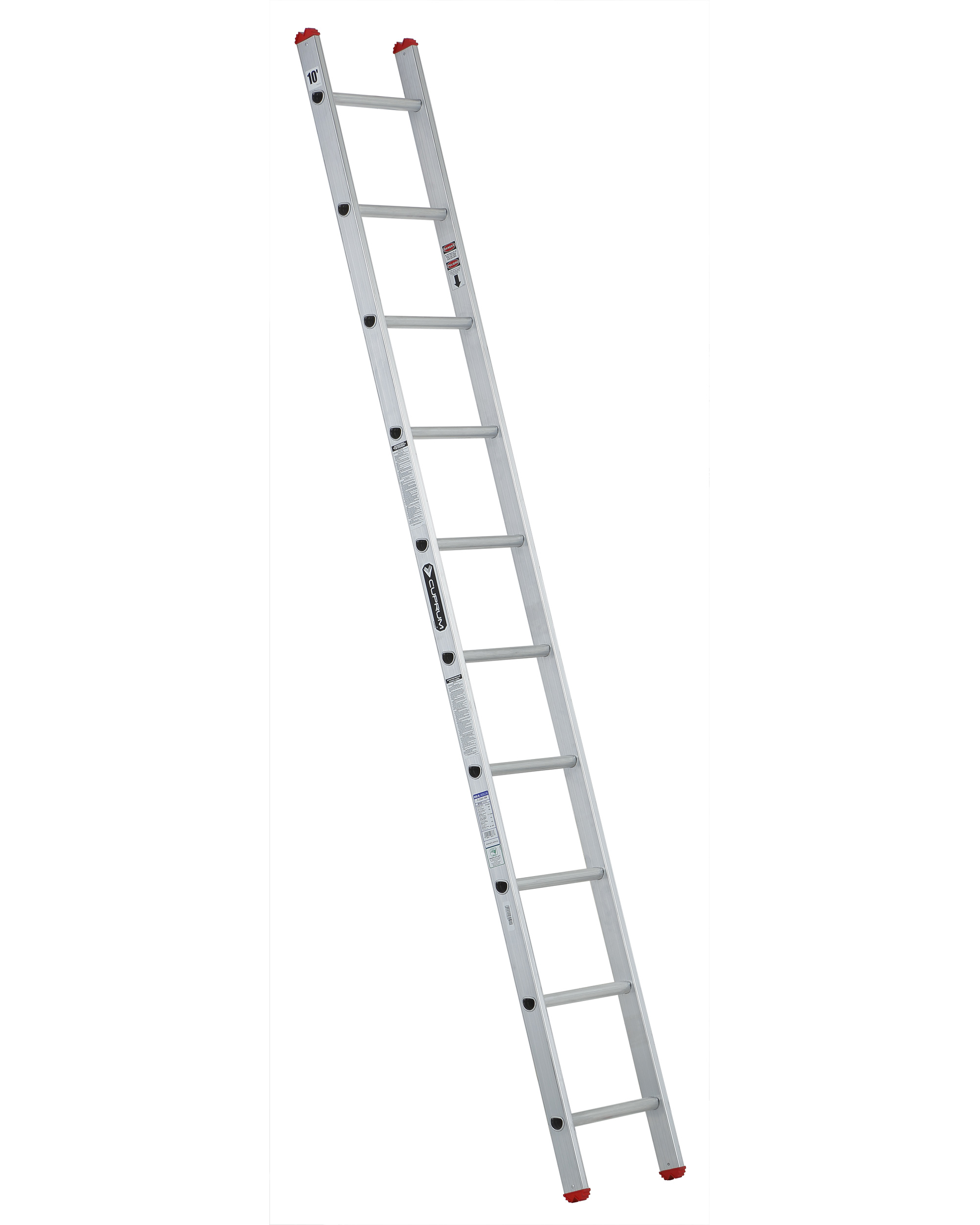 Escalera recta gasera de aluminio