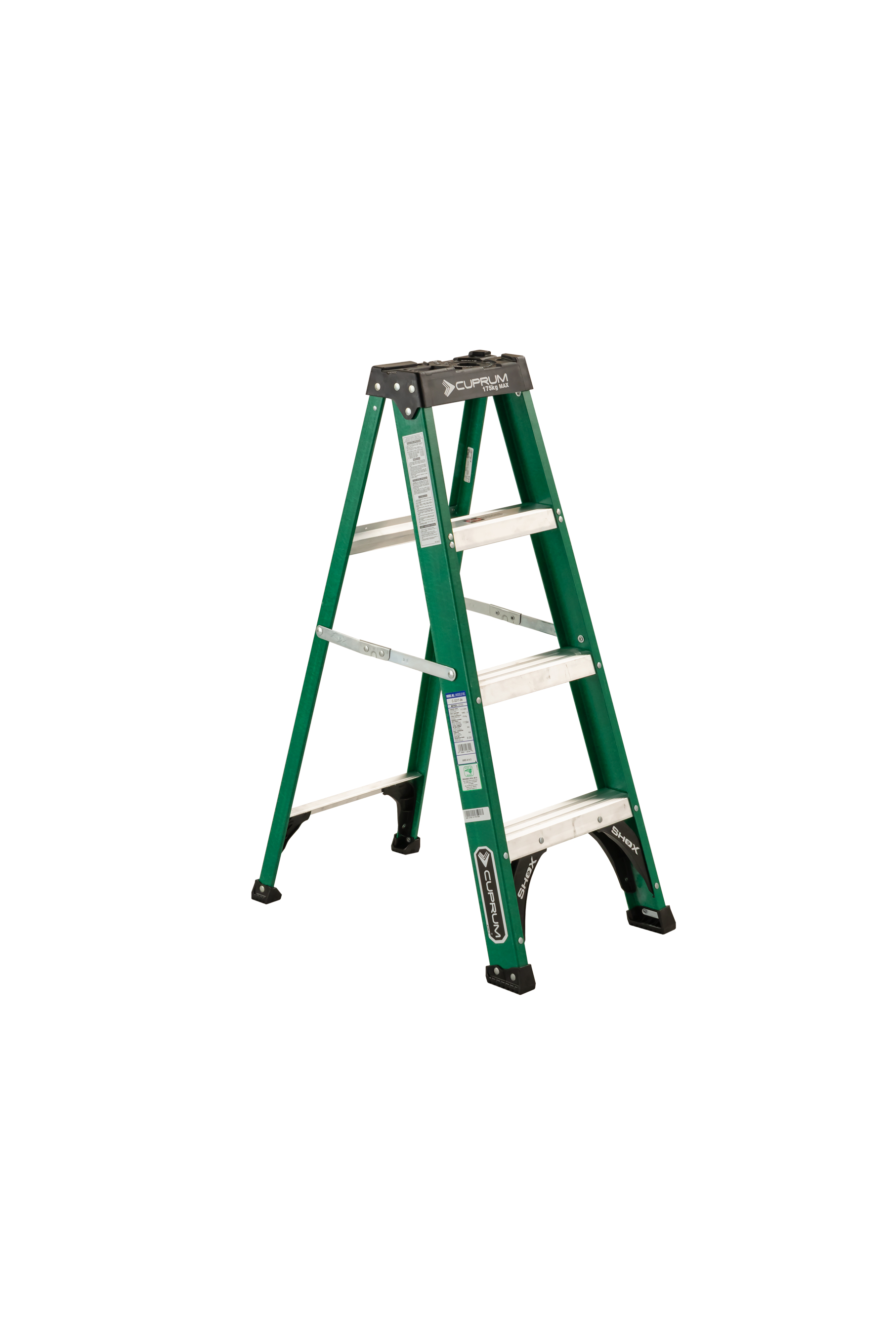 Escalera de tijera de fibra de