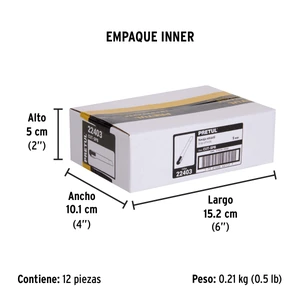 Cutter 9 mm plástico, Pretul
