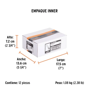Cutter 18 mm reforzado de plástico con alma metálica, Truper