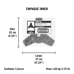 Cuchilla de repuesto para DES-52P, Pretul