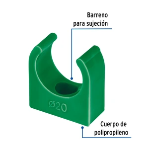 Abrazadera PPR,  1/2